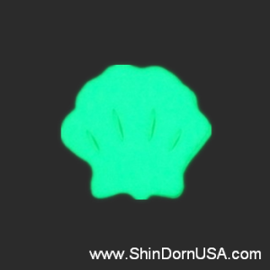 How does a glow-in-the-dark sticker work?